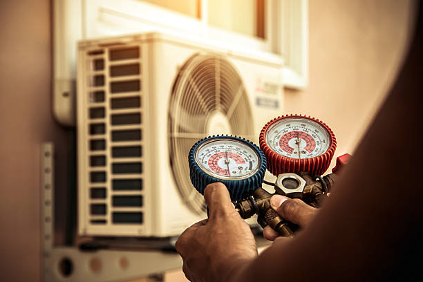 Professional Hvac Maintenance technician working in Waterford, CT